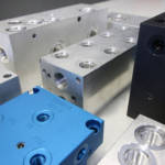 Anodized Blue Manifold